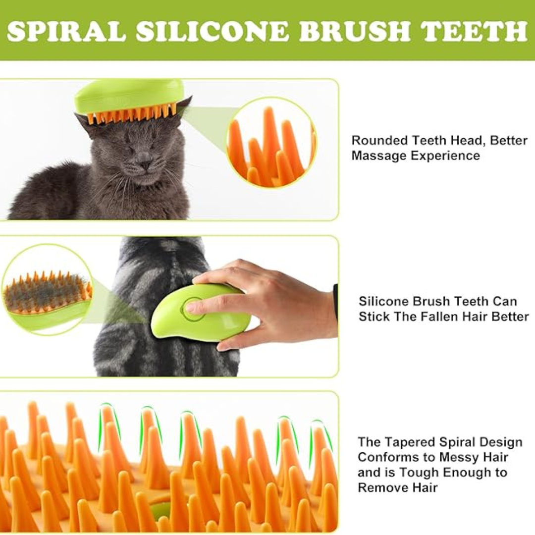 NexoShop | Cepillo de Vapor Anti-Pelo para Perros y Gatos